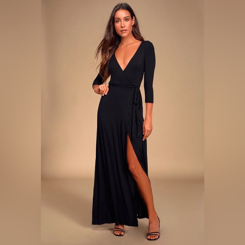 Lulus garden district wrap dress